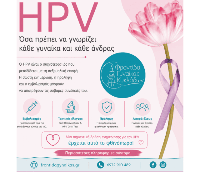 HPV όσα πρέπει να γνωρίζετε